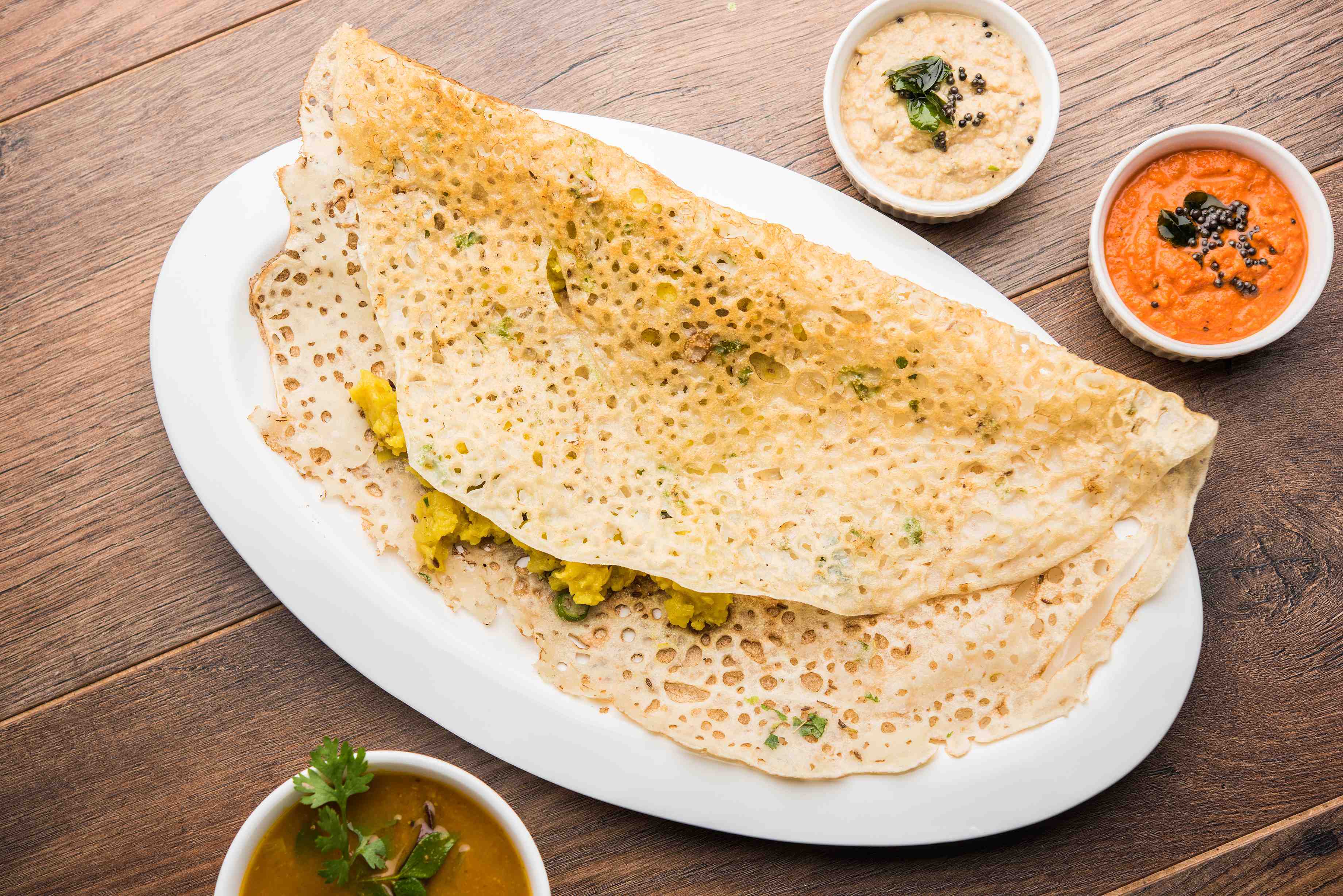 Rava Masala Dosa